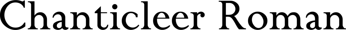 Chanticleer Roman Font 1