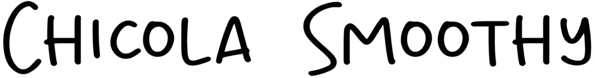 Chicola Smoothy Font 1