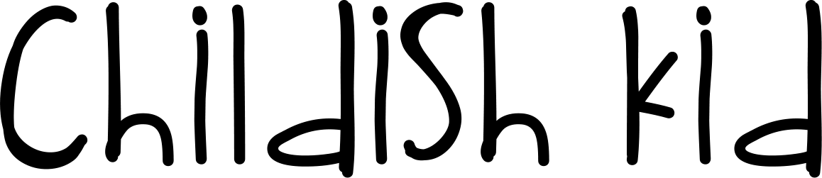 Childish Kid Font 1