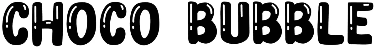 Choco Bubble Font 1