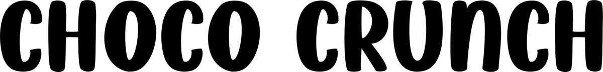 Choco Crunch Font 1