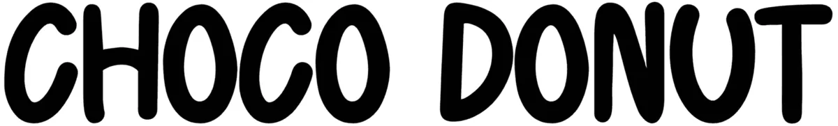 Choco Donut Font 1