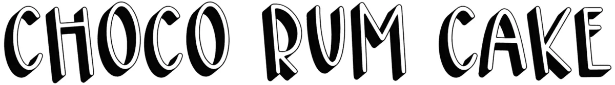 Choco Rum Cake Font 1