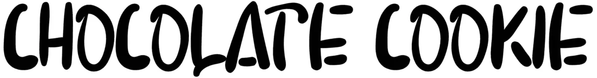 Chocolate Cookie Font 1