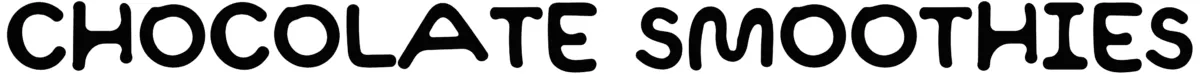 Chocolate Smoothies Font 1