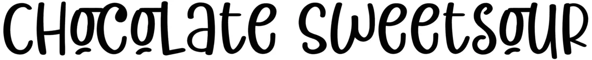 Chocolate Sweetsour Font 1