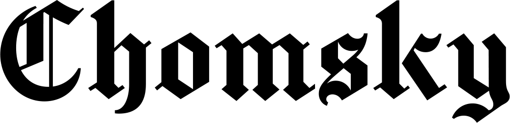 Chomsky Font 1
