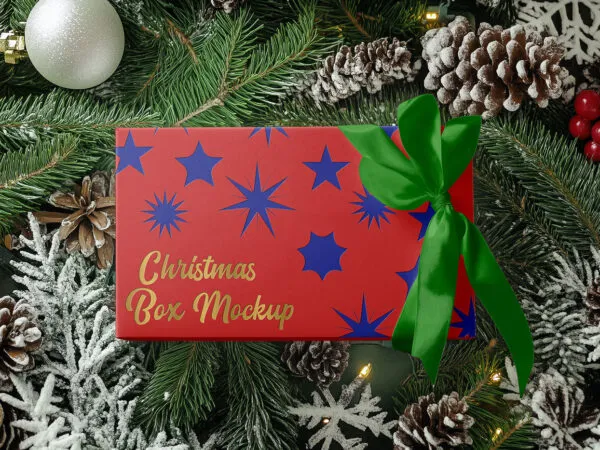 Christmas Box Mockup 1