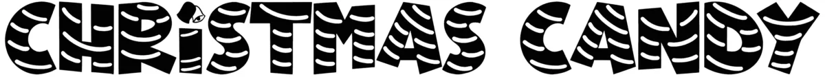 Christmas Candy Font 1