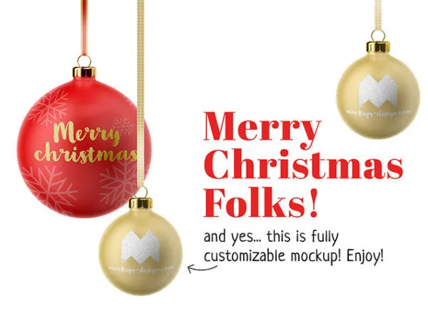 Christmas Card Mockup 1