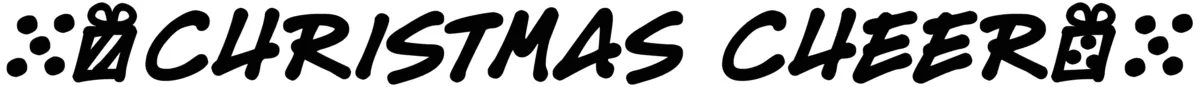 Christmas Cheer Font 1