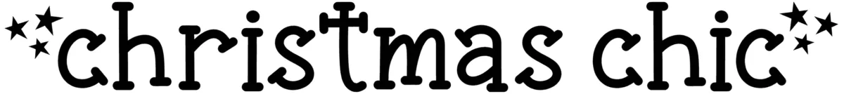 Christmas Chic Font 1