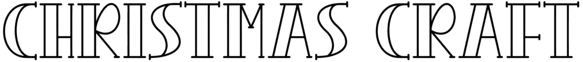 Christmas Craft Font 1