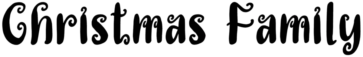 Christmas Family Font 1