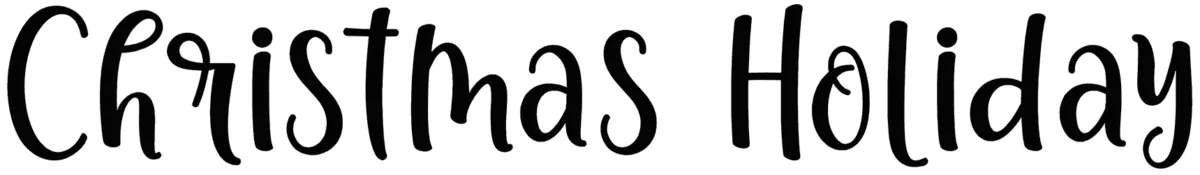 Christmas Holiday Font 1