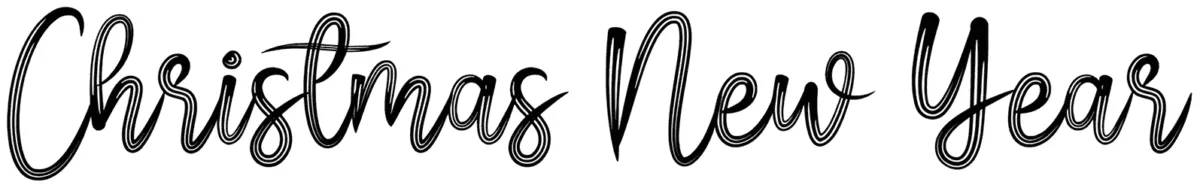 Christmas New Year Font 1