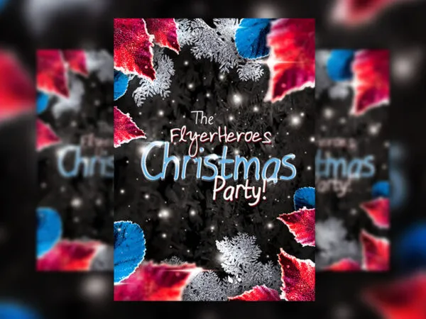 Christmas Party and Winter Events Flyer Template 1