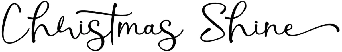 Christmas Shine Font 1