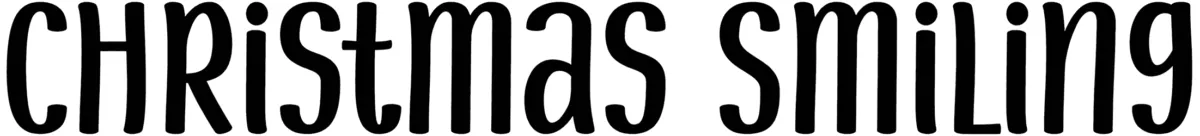 Christmas Smiling Font 1