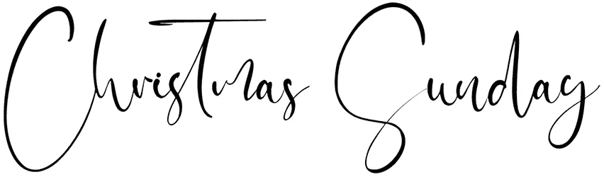 Christmas Sunday Font 1
