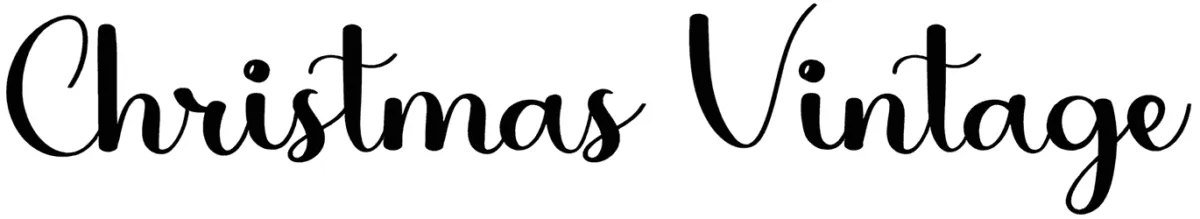 Christmas Vintage Font 1