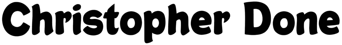 Christopher Done Font 1