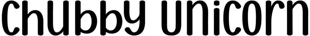 Chubby Unicorn Font 1