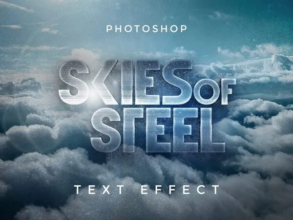 Cinematic 3D Sky Text Effect 1