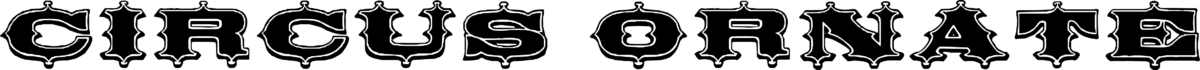 Circus Ornate Font 1