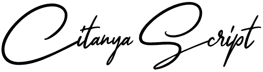Citanya Script Font 1