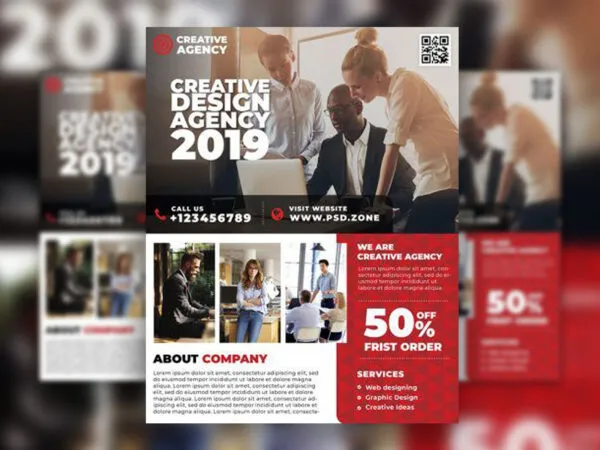 Classic Corporate Business Agency Flyer Template 1