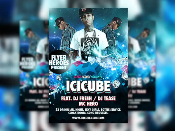 Classic Hip Hop Events Flyer Template 1