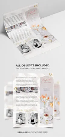 Classic Minimal Restaurant Flyer Template 1