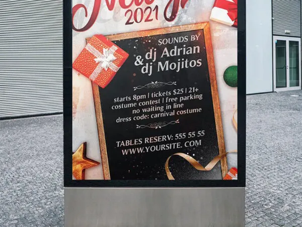 Classic New Year Flyer Template 1