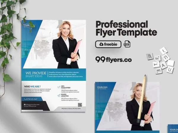 Classy Corporate Creative Agency Flyer Template 1