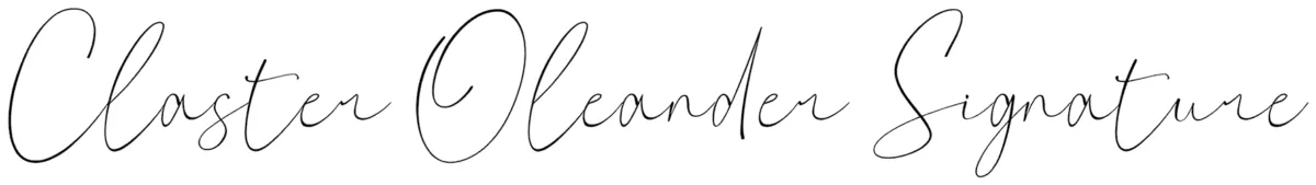Claster Oleander Signature Font 1