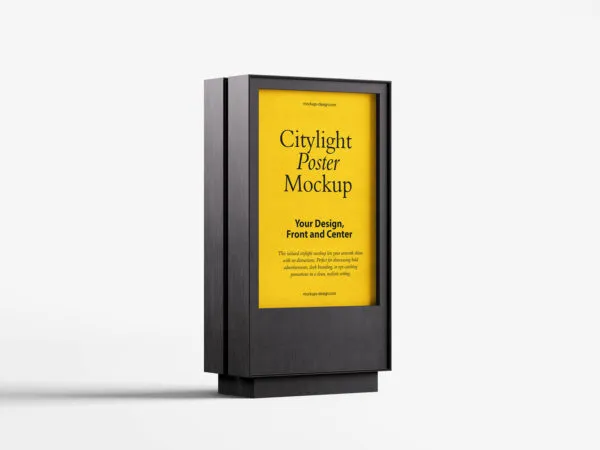 Clean Citylight Poster Mockup 1