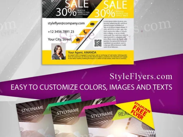 Clean Corporate Real Estate Flyer Template 1