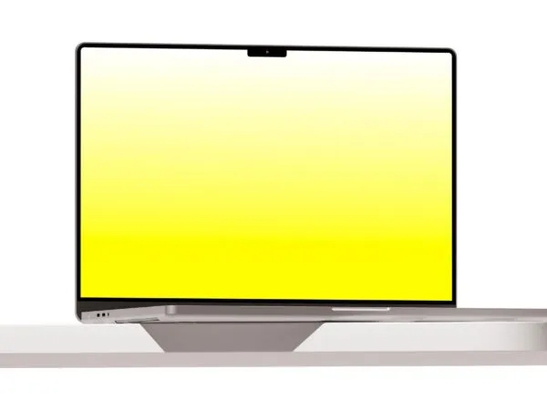 Clean Workspace MacBook Pro Mockup 1