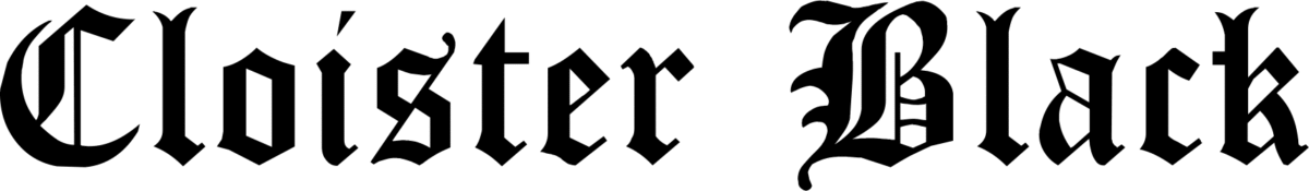 Cloister Black Font 1