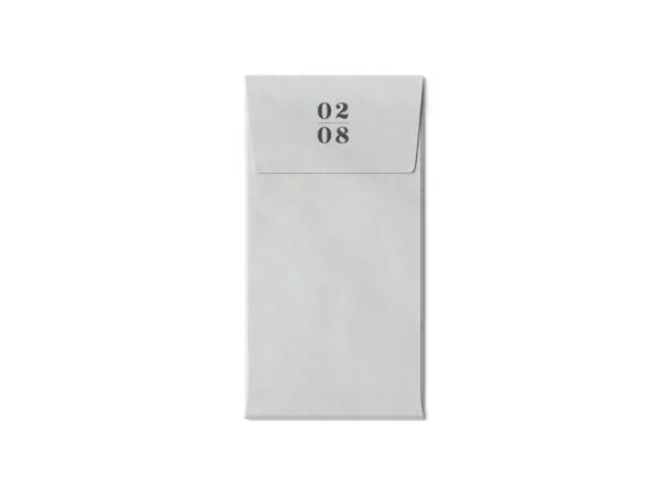 Closed Envelope Mockup from a Top View 1