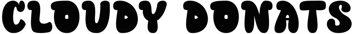 Cloudy Donats Font 1