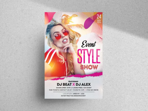 Club Day Event Flyer Template 1