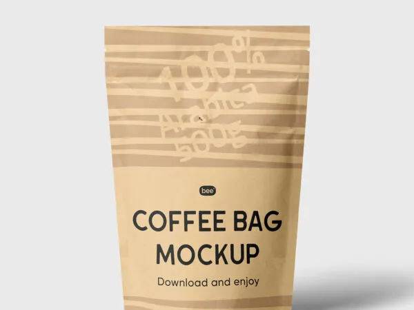 Coffee Bag Packaging Mockup 1