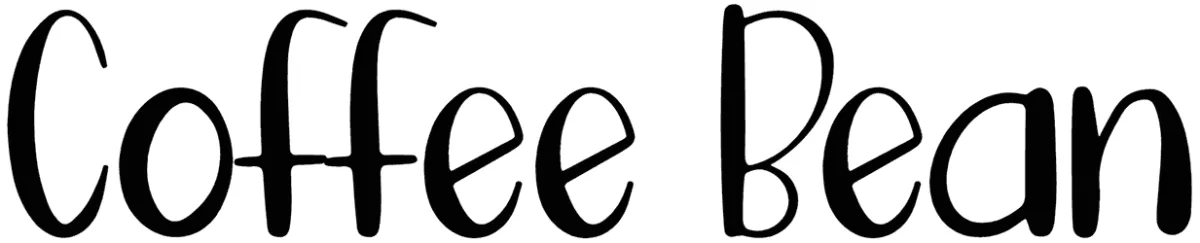 Coffee Bean Font 1