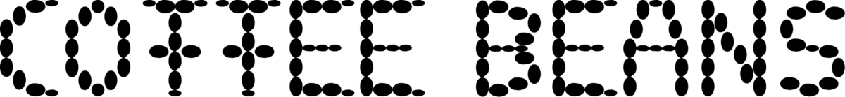 Coffee Beans Font 1