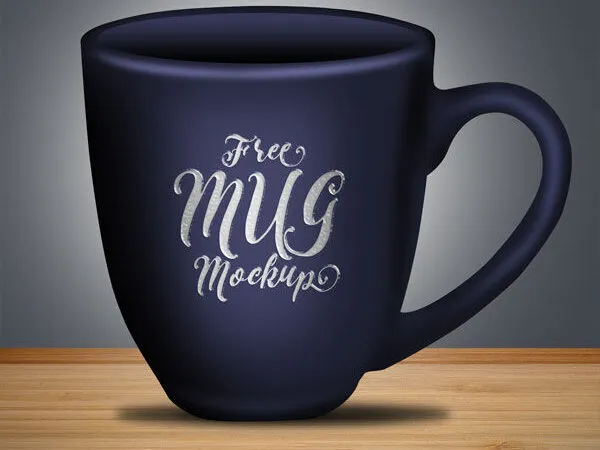 Coffee Mug Mockup Standing in the Front View 1