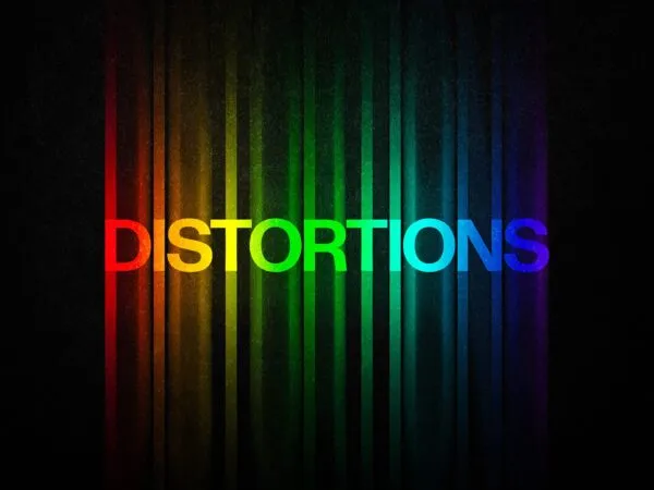 Color Distortion Text Effect 1