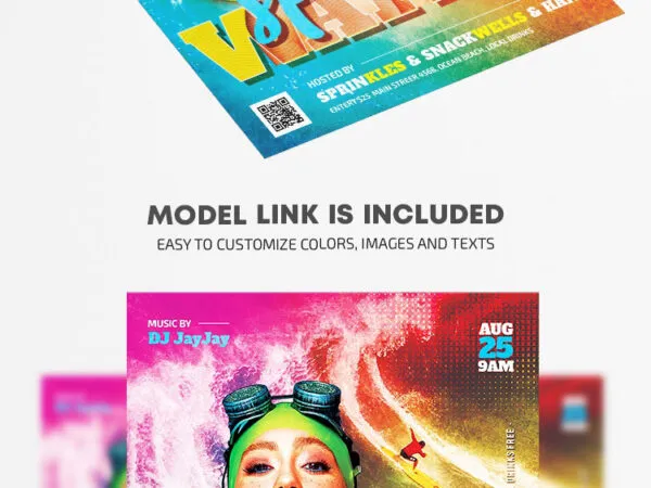 Colorful Water Sport Flyer Template 1