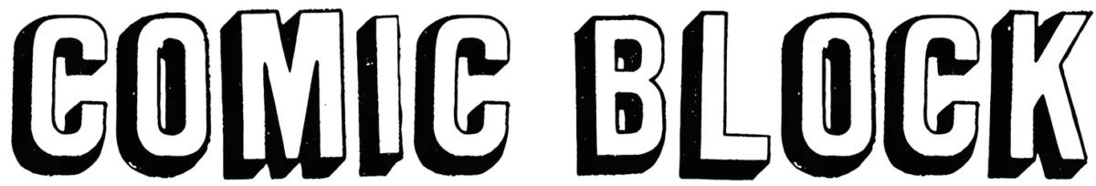 Comic Block Font 1